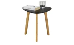 Beistelltisch Bamboo | Schwarz, matt | Möbel Höffner