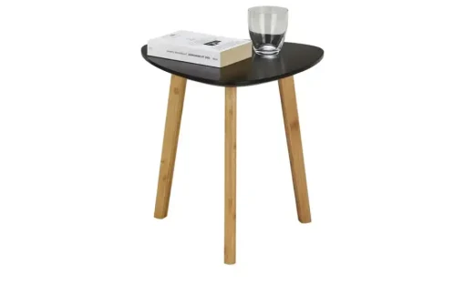 Beistelltisch Bamboo | Schwarz, matt | Möbel Höffner