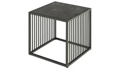 Beistelltisch Formiche | Schwarz, Marmoroptik | Höffner