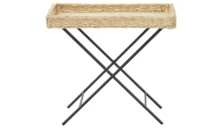 Beistelltisch mit Rattantablett | rechteckig | Höffner