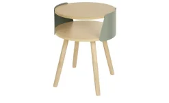 Beistelltisch Nila II | Grün, Eiche (Nachbildung), 55 cm