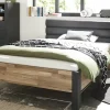 Bett Dallas | Eiche (Nachbildung), Graphit | Höffner