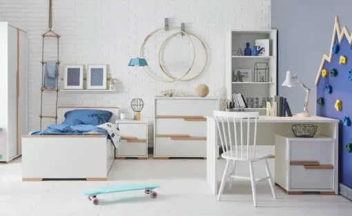 Bett Soe | Weiß, Buche | Möbel Höffner