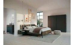 Bettanlage Bridgend | Basaltgrau, Dunkelgrau, 262 cm