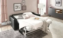 Betty Schlafsofa Betty | mit Kaltschaum-Matratze, Schwarz