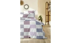 Biber Bettwäsche-Set | Lila/Violett, Blau | Höffner