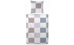 Biber Bettwäsche-Set | Lila/Violett, Blau | Höffner