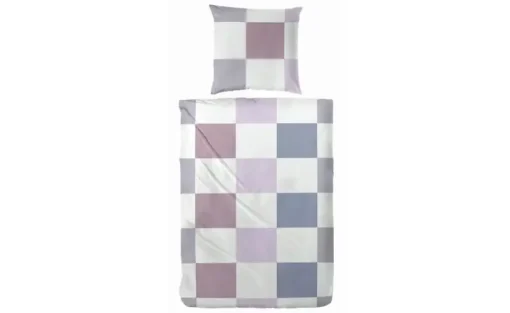 Biber Bettwäsche-Set | Lila/Violett, Blau | Höffner