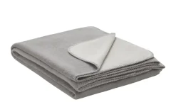 Biederlack Wendeplaid Carla | Graphit, Silbergrau