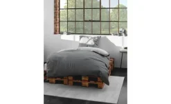 Bierbaum Renforce Bettwäsche | Steingrau, 200 cm