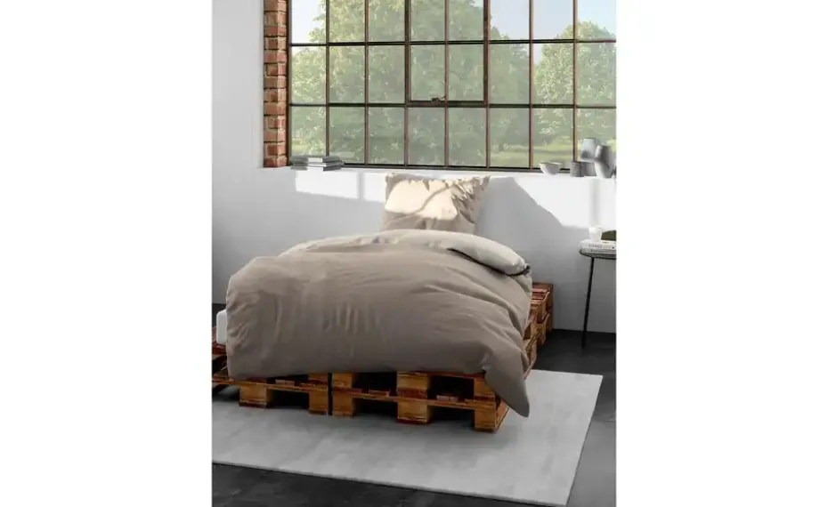 Bierbaum Renforce Bettwäsche | Moccabraun, 220 cm