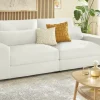 Big Sofa Branna | Beige, Samt | Möbel Höffner