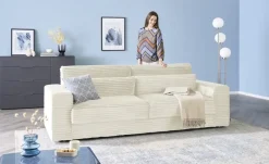 Big Sofa Branna | Creme, 250 cm | Möbel Höffner
