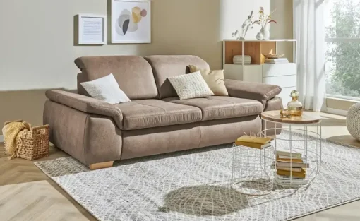 Big Sofa mit Funktion Kumba | Kamelgelb | Möbel Höffner