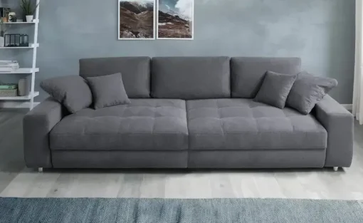 bobb Big Sofa Arissa de Luxe | Anthrazit | Höffner