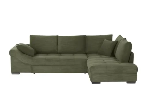 bobb Ecksofa Allegro | Grün, rechts | Möbel Höffner