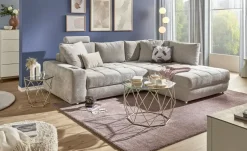 bobb Ecksofa Arissa de Luxe | Grau, rechts | Höffner