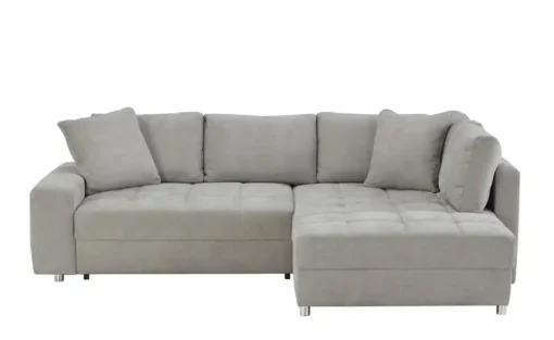 bobb Ecksofa Arissa de Luxe | Grau, rechts | Höffner