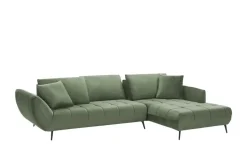 bobb Ecksofa  Carly | Grün, rechts | Möbel Höffner