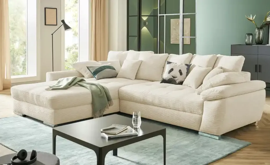 bobb Ecksofa Farina | Creme, links | Möbel Höffner
