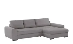 bobb Ecksofa in kuscheligem Cordstoff Soumia | rechts, Grau