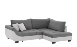 bobb Ecksofa Krissy | Steingrau, Silbergrau, rechts