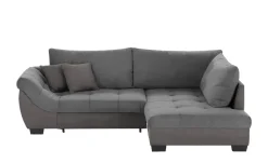 bobb Ecksofa Krissy | Steingrau, Anthrazit, rechts