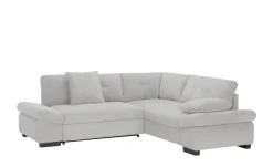 bobb Ecksofa Lindsay | Grau, rechts | Möbel Höffner