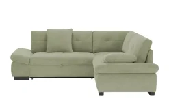 bobb Ecksofa Lindsay | Grün, rechts | Möbel Höffner