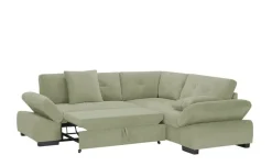 bobb Ecksofa Lindsay | Grün, rechts | Möbel Höffner
