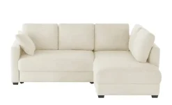 bobb Ecksofa mit Boxspringpolsterung Lisa de Luxe | rechts, Natur