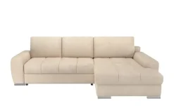 bobb Ecksofa mit Funktion  Soumia | Elfenbein, rechts