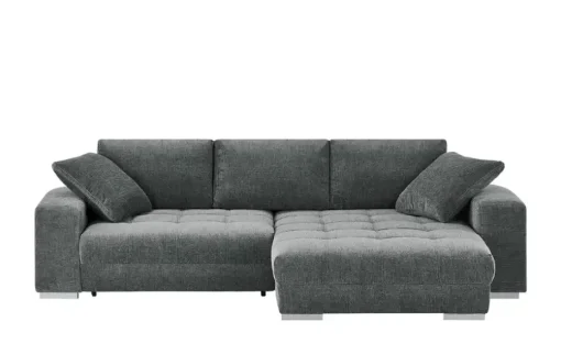 bobb Ecksofa mit Schlaffunktion  Caro | Steingrau, rechts