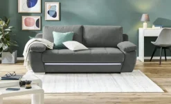 bobb Schlafsofa Farella LED | Anthrazit | Möbel Höffner