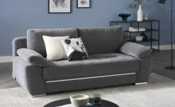 bobb Schlafsofa Farella LED | Anthrazit | Möbel Höffner