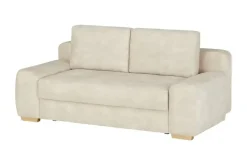 bobb Schlafsofa mit Boxspringpolsterung Eleny de Luxe | Beige, Mikrofaser