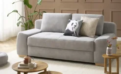 bobb Schlafsofa mit pflegeleichtem Bezugsstoff  Eleny | Grau