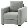 bobb Sessel mit Boxspringpolsterung Lisa de Luxe | Mikrofaser, Grau