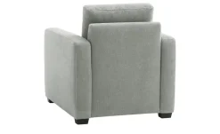 bobb Sessel mit Boxspringpolsterung Lisa de Luxe | Mikrofaser, Grau