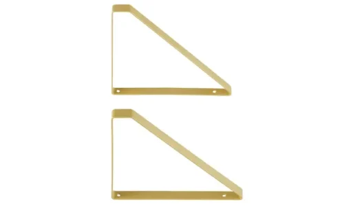 Bodenträger, 2er-Set Scaffale | messingfarben | Höffner