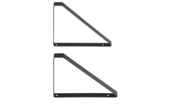 Bodenträger, 2er-Set Scaffale | Schwarz | Möbel Höffner
