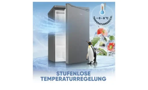 Bomann Kühlschrank KS 7251 ix | silberfarben, edelstahlfarben