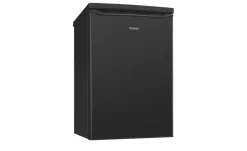 Bomann Kühlschrank KS 7251 sw | edelstahlfarben, Schwarz