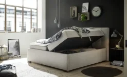 Boxbett mit Bettkasten Artos | Silbergrau | Höffner