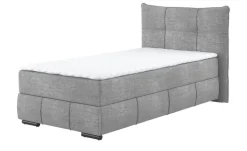 Boxbett mit Stauraum Margam | 100 cm, Silbergrau