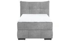 Boxbett mit Stauraum Margam | 100 cm, Silbergrau