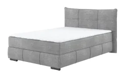 Boxbett mit Stauraum Margam | 140 cm, Silbergrau