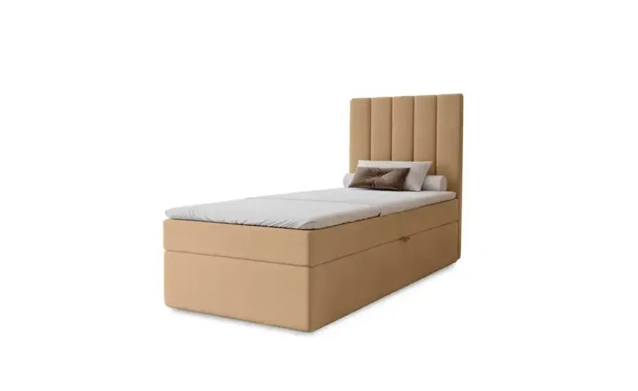 Boxbett mit Stauraum Nelia | 90x200 cm, Beige | Höffner