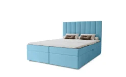 Boxbett mit Stauraum Nelia | 140x200 cm, Blau | Höffner