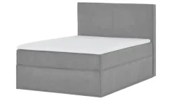 Boxi Boxspringbett 140 x 200 cm mit trendigem Keder Boxi Urban | Hellgrau, 140 cm
